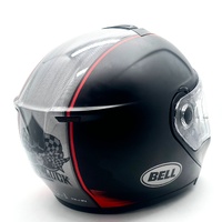 Bell SRT Modular Helmet Hartluck Jamo Black Red Flip Up Size M