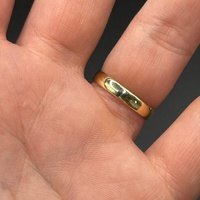 Ladies 18ct Yellow Gold Diamond Band Ring