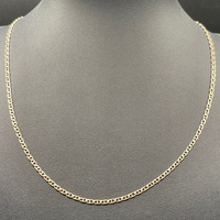 Unisex 9ct Yellow Gold Anchor Link Necklace