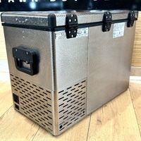 National Luna NLR 50SL Legacy 50L Stainless Dual Fridge Freezer