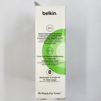 Belkin SoundForm ClearFit Open-Ear Wireless Earbuds - Bluetooth Headphones with IPX5 Water Resistance & Deep Bass - Sand