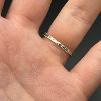 Ladies 18ct White Gold Natural Diamond Enhancer Ring