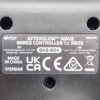 PDP Afterglow Wave Wired Controller Black 049-024 for Xbox