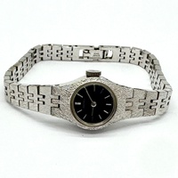 Seiko 1100-1480 Ladies Vintage Manual Wind Watch Bark Finish Japan