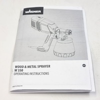 Wagner Spray Gun W350 Wood & Metal Sprayer (550W) High-Performance 