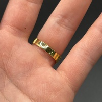 Unisex 22ct Yellow Gold Pattern Ring