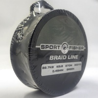 Sport Fisher Braid Fishing Line 50LB 22.7KG 270M 300YD 0.45mm Green Strong Braided Line