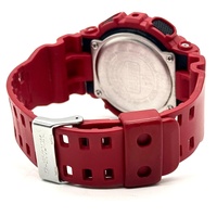 Casio G-Shock GA-100B Analog Digital Resin Strap Mens Red Watch 200m WR