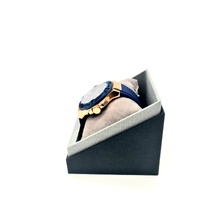 Guess Mens 3 Face Analog Watch Blue Rose Gold W0247G3