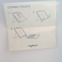 Logitech Combo Touch Backlit Detachable Keyboard Case for iPad 7th 8th 9th Gen