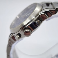 Raymond Weil Geneve Saxo Vintage 90s Automatic Blue Chronograph Mens Watch