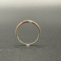 Ladies 9ct White Gold Diamond Band Ring