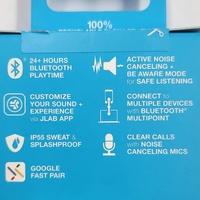 JLab Go Pop ANC True Wireless Earbuds Bluetooth Noise Cancelling Earphones