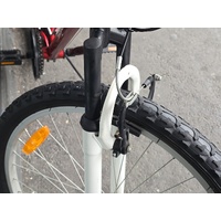 Repco 18 Speed Mountain Bike Red 26 Inch Wheel Shimano Gears Stunt Pegs