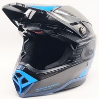 Bell Moto‑10 Spherical Strike Gloss Blue Motocross Helmet Size M