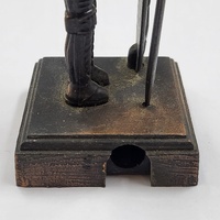 Antique Metal Pencil Sharpener Knight Warrior Medieval Collectible Desk Decor Vintage Style