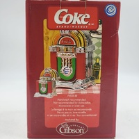 Gibson Coca Cola Jukebox Salt & Pepper Shaker Set Retro Diner Collectible
