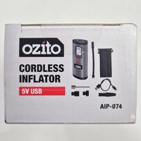 OZITO 7.4V Cordless Inflator Portable Air Pump Tyre Ball Bicycle Rechargeable