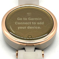 Garmin Lily Sport Edition Smartwatch in Rose Gold with Light Sand Silicone Band
