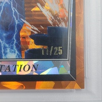 TOPPS 2023 Star Wars Return of the Jedi Sapphire #122 The Confrontation Orange PSA 10