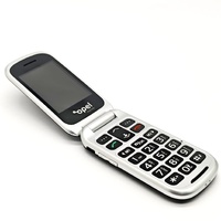 Opel Mobile FlipPhone 6 OMFP622B 4G VoLTE Unlocked SOS Black Silver