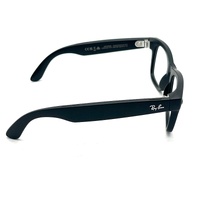 Ray-Ban Meta RW4008 Wayfarer Smart AI Glasses Matte Black Clear Lenses
