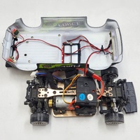 1/28 RC Drift Racing Car Green Black Remote USB Charger 