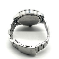 Seiko 4T53-00C8 Men's Chronograph Blue Dial Stainless Steel Watch