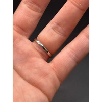 Ladies White Platinum Diamond Band Ring