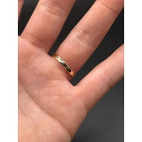 Ladies 14ct Yellow Gold Pink Gemstone Flower Ring