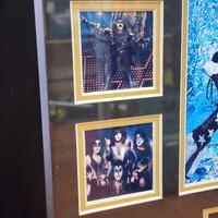 Limited Edition KISS Framed Photo Memorabilia Collage 72 of 500 58cm x 48cm