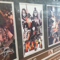 Limited Edition KISS Individually Signed Photo Frame 101 of 499 102cm x 50cm