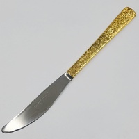 Vintage Cellini Romanesque Golden Japan 50 Piece Cutlery Set 1960s Floral Case