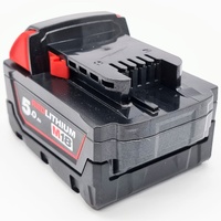 Milwaukee M18 18V RedLithium-Ion 5.0Ah Extended Capacity Battery Pack M18B5