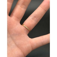 Ladies 18ct Yellow Gold Diamond Band Ring