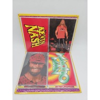 Panini 1998 WCW nWo Superstars Photocard Album Wrestling Trading Cards Binder