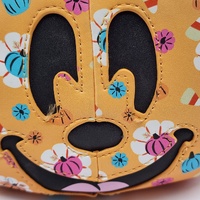 Disney Loungefly Mickey Pumpkin Crossbody Bag WDTB3305 Glow in the Dark