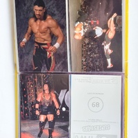 1998 Panini WCW nWo Superstars Photocard Collector Album Incomplete Wrestling Card Binder