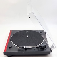 Audio-Technica AT-LP60X Fully Automatic Belt-Drive Stereo Turntable Red 