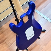 SX Standard Series Custom Handmade Electric Guitar Blue and White with Soft Case