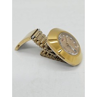 Rado DiaStar Automatic Mens Watch Gold Dial Day Date 648.0413.3 Swiss