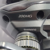 Shimano 200HG 7.4:1 Baitcasting Fishing Reel Right Hand Low Profile Baitcaster