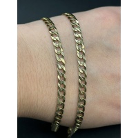 Unisex 9ct Yellow Gold Curb Link Necklace