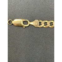 Unisex 9ct Yellow Gold Curb Link Necklace