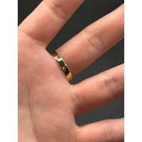 Mens 9ct Yellow Gold Diamond Signet Ring