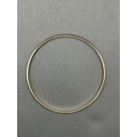 Ladies 9ct Yellow Gold Round Bangle