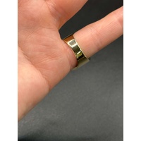 Mens 14ct Yellow Gold Green Gemstone and Diamonds Ring