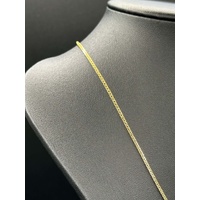 Unisex 18ct Yellow Gold Tight Curb Link Necklace