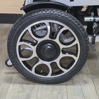 EquipMed PowerCruise LongRange Premium+ Electric Wheelchair Grey/Black