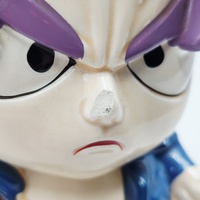 Vintage Dragon Ball Z Trunks Ceramic Porcelain Money Box Bank Figure 